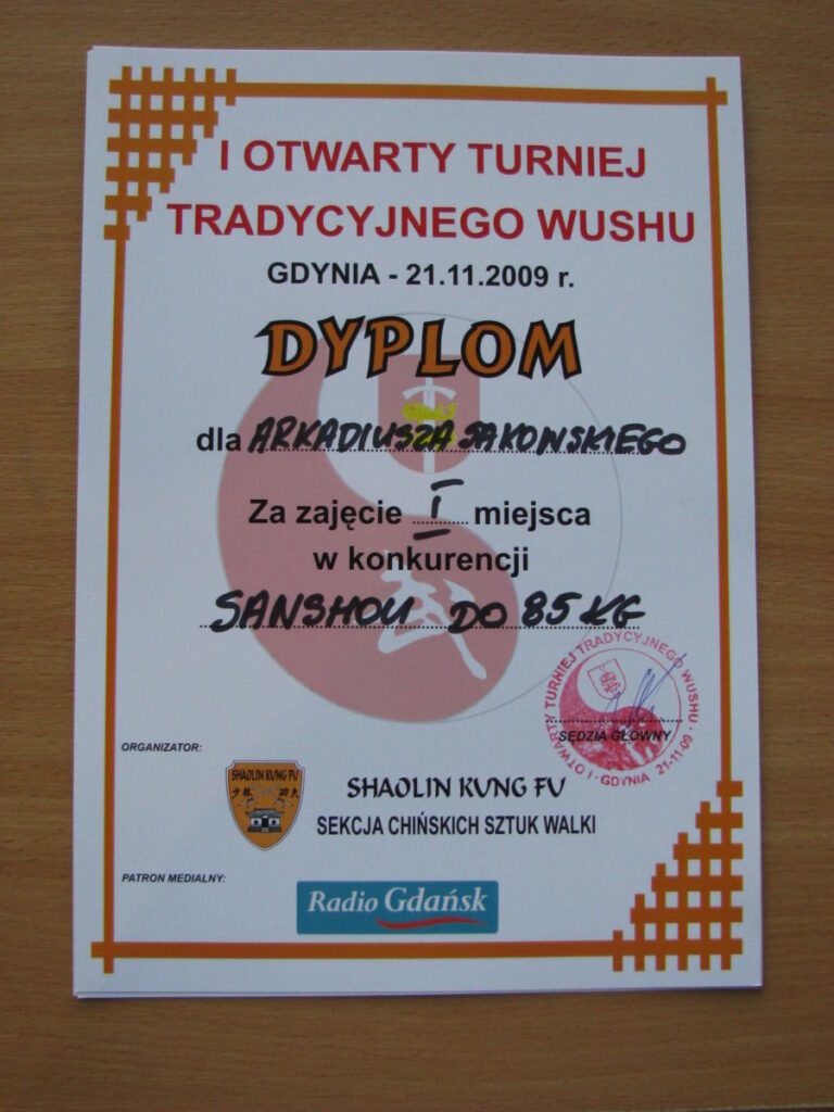 I otwarty Turniej Tradycyjnego Wushu